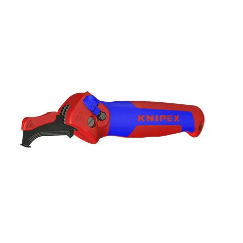 KNIPEX Stripping Knife with Guide Shoe 145mm Ratchet Function 16 50 145 SB  White Rose Tools