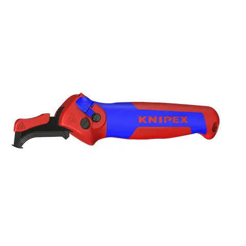 KNIPEX Stripping Knife with Guide Shoe 145mm Ratchet Function 16 50 145 SB  White Rose Tools