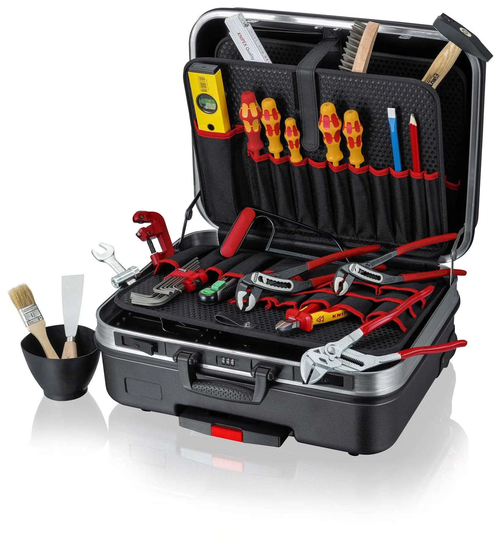 KNIPEX Tool Case BIG Basic Move Plumbing Kit 31 Pieces 00 21 06 HK S  White Rose Tools