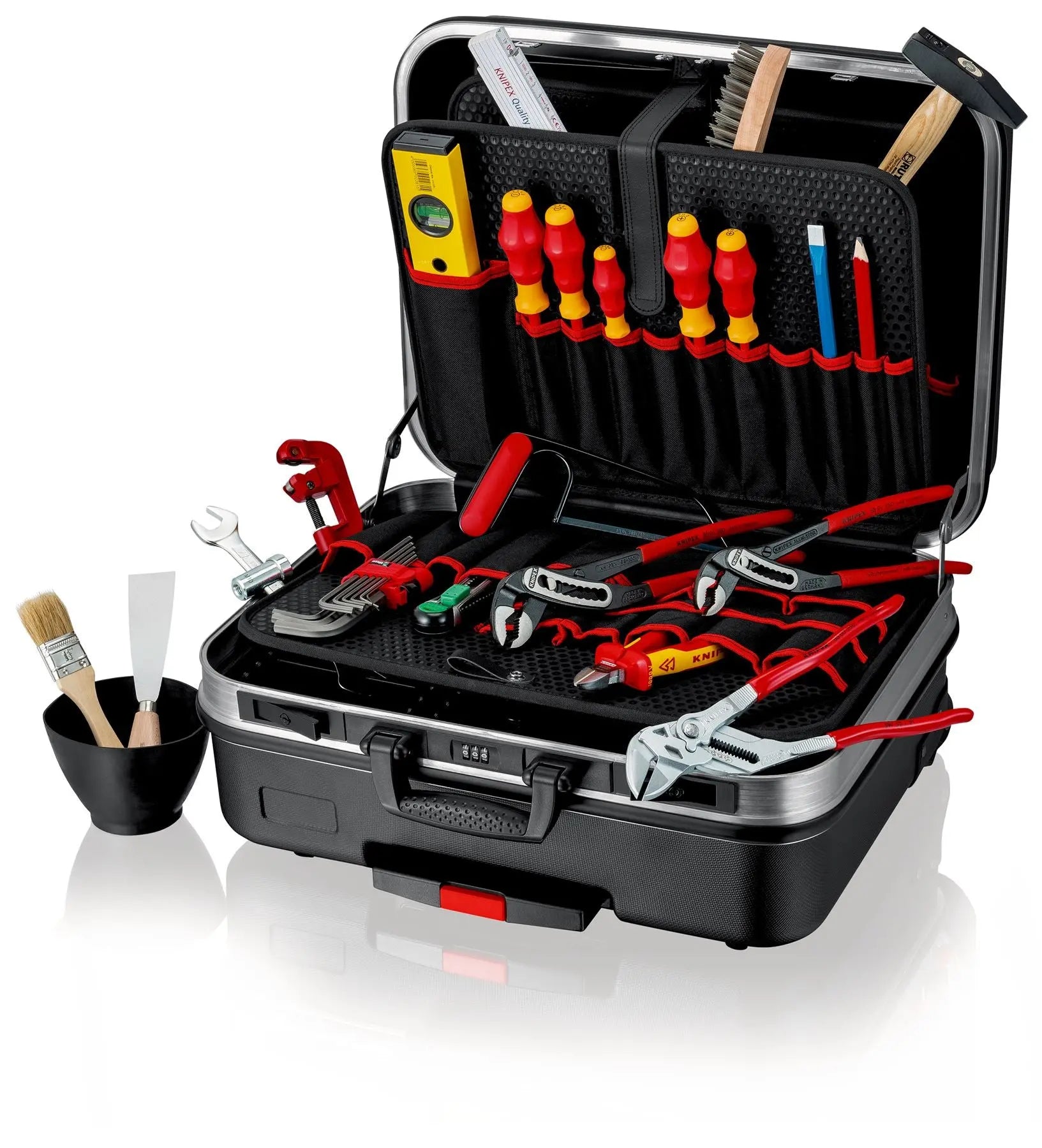 KNIPEX Tool Case BIG Basic Move Plumbing Kit 31 Pieces 00 21 06 HK S  White Rose Tools