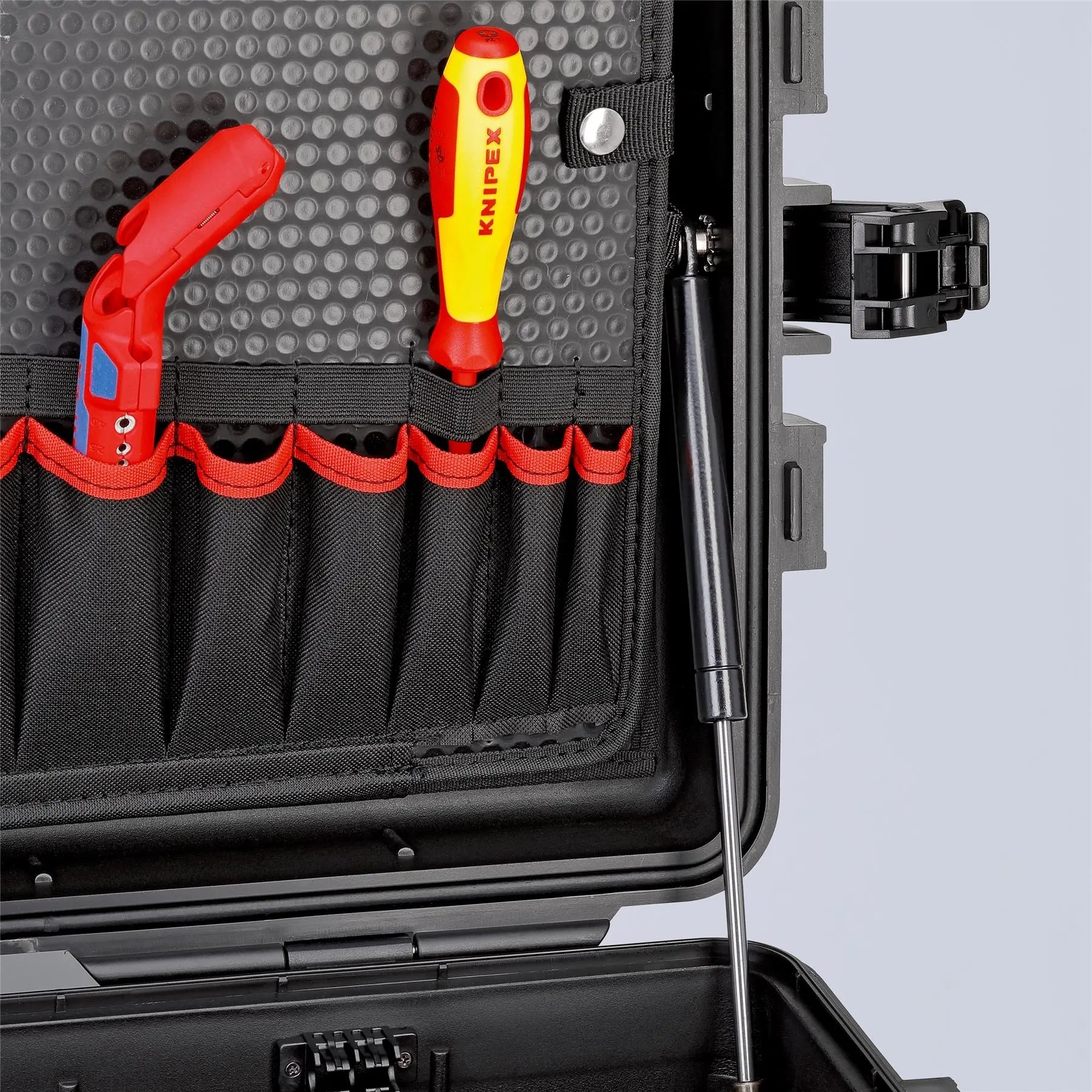 KNIPEX Tool Case Robust45 Move Fit to Fly Tool Box Dustproof and Watertight 00 21 37 LE  White Rose Tools
