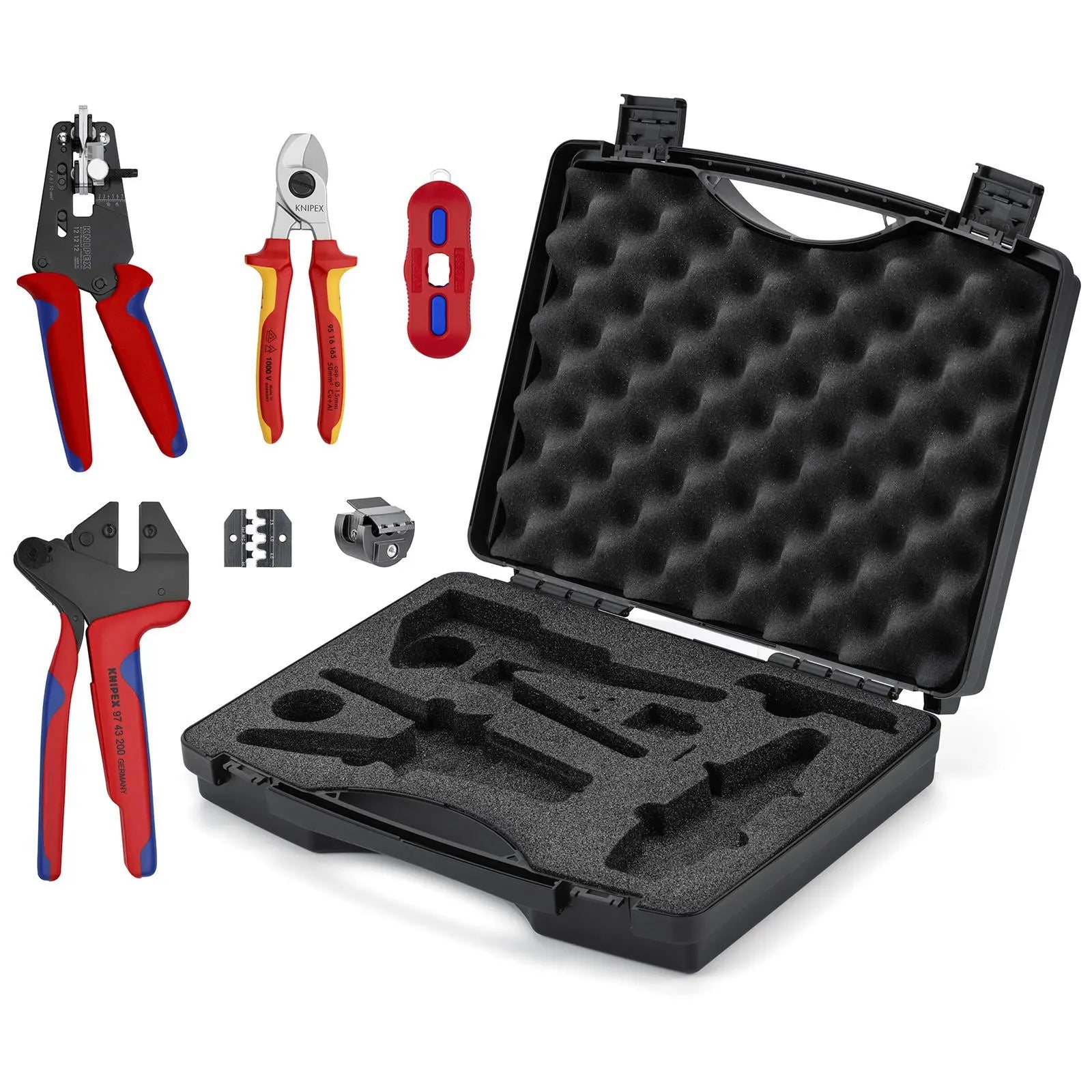 KNIPEX Tool Set for Photovoltaics MC4 Evo 2 | 8pc 97 91 04 V03
