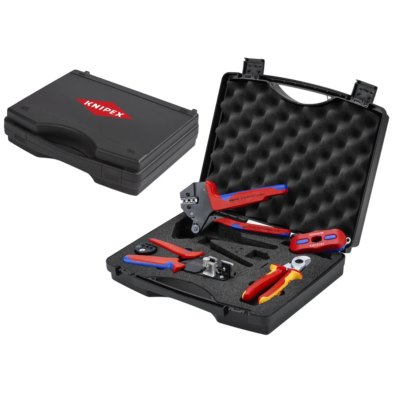KNIPEX Tool Set for Photovoltaics MC4 Evo 2 | 8pc 97 91 04 V03
