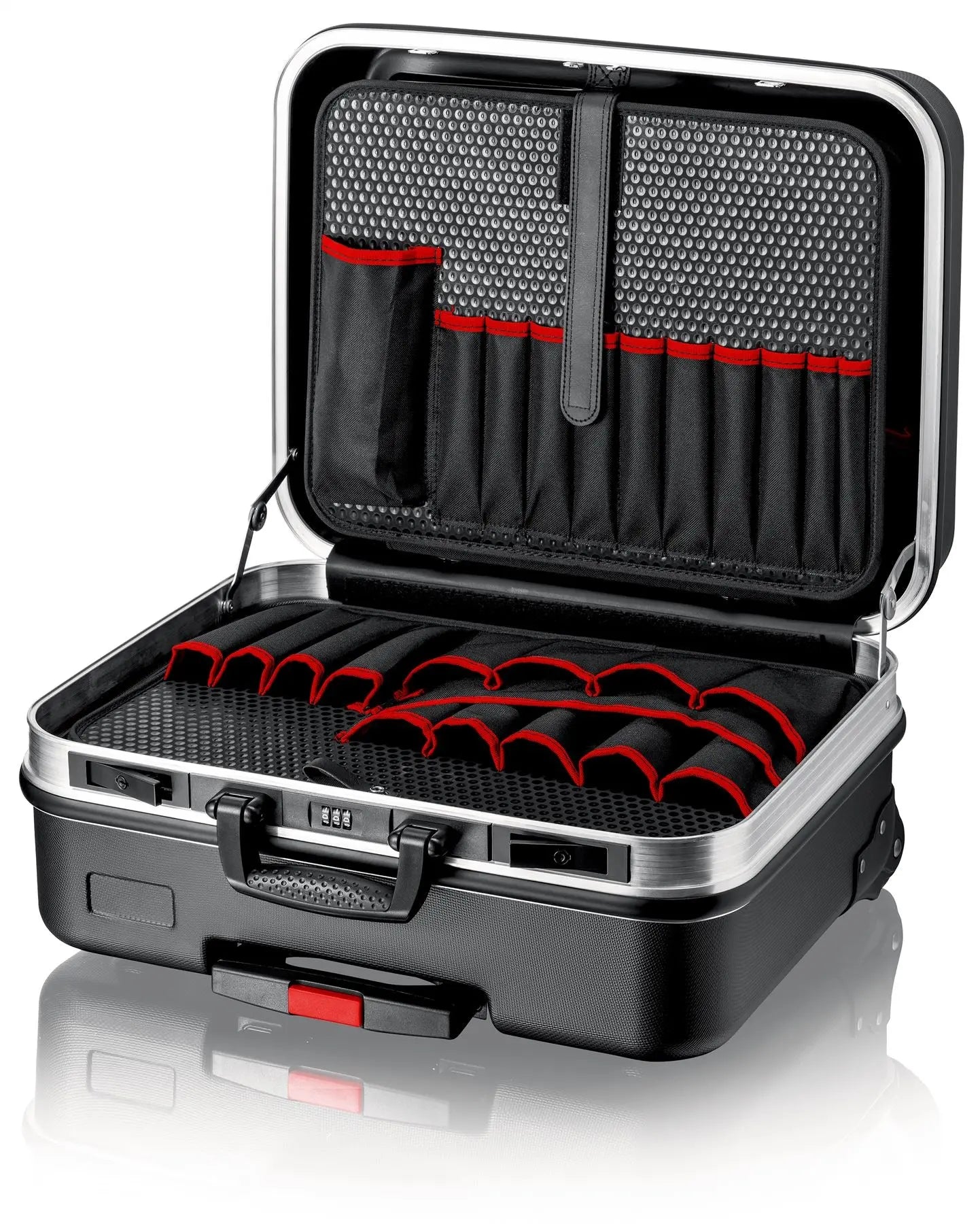 KNIPEX Tool Storage Case BIG Basic Move Empty Rolling with Telescopic Handle 00 21 06 LE  White Rose Tools
