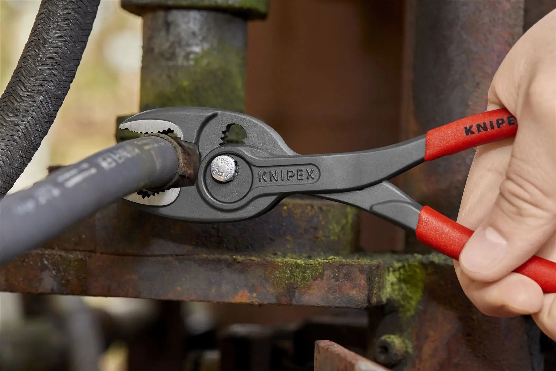 KNIPEX TwinGrip Slip Joint Water Pump Pliers  White Rose Tools