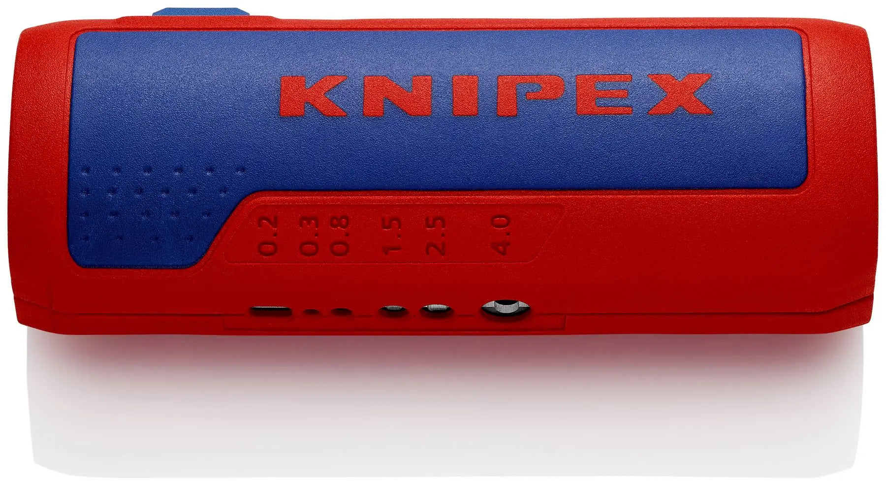 KNIPEX TwistCut Corrugated Pipe Cutter and Wire Stipper 13-32mm Diameter Capacity 100mm 90 22 02 SB  White Rose Tools