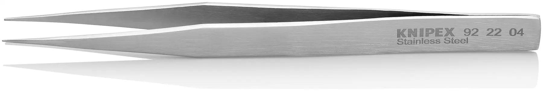 KNIPEX Universal Tweezers 128mm Pointed Tip Stainless Steel 92 22 04  White Rose Tools