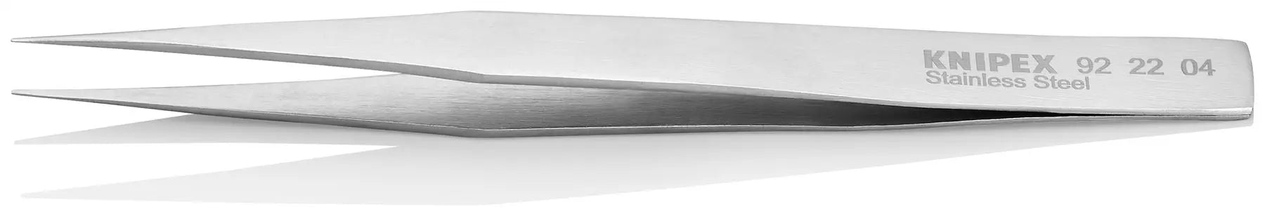 KNIPEX Universal Tweezers 128mm Pointed Tip Stainless Steel 92 22 04  White Rose Tools