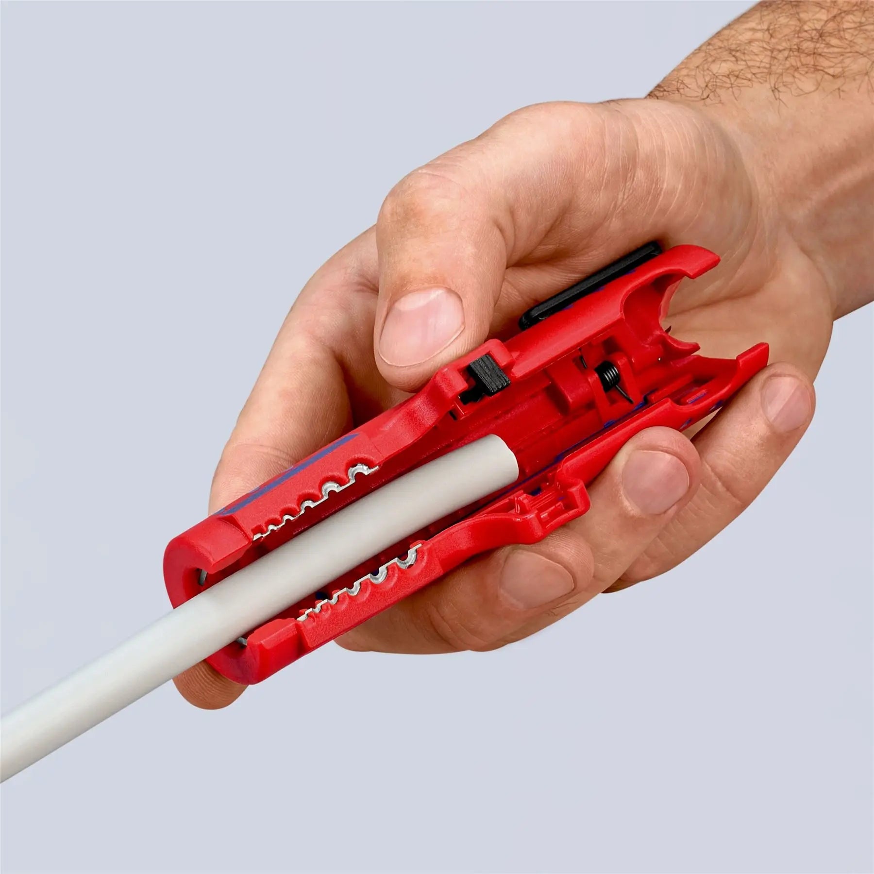 KNIPEX Universal Wire Stripping Tool 125mm for 8-13mm Diameter Cables 16 85 125 SB  White Rose Tools