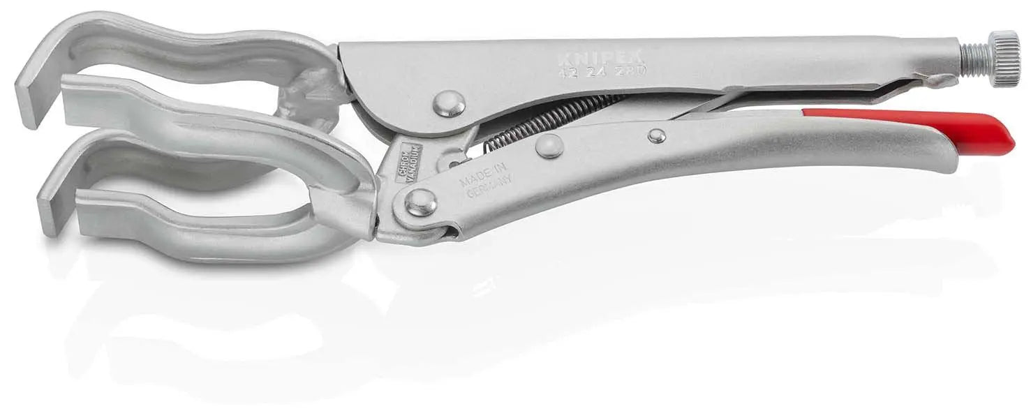 KNIPEX Welding Grip Locking Pliers Mole Grips 280mm Galvanised 42 24 280  White Rose Tools