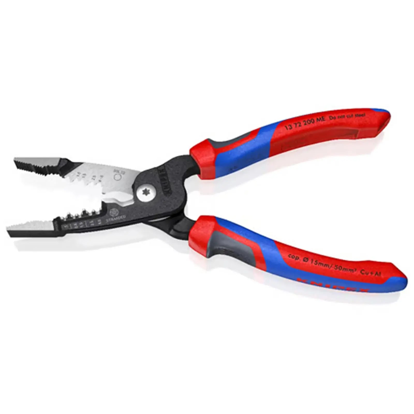 KNIPEX WireStripper Stripping Pliers 200mm Metric Version with Comfort Handles 13 72 200 ME  White Rose Tools