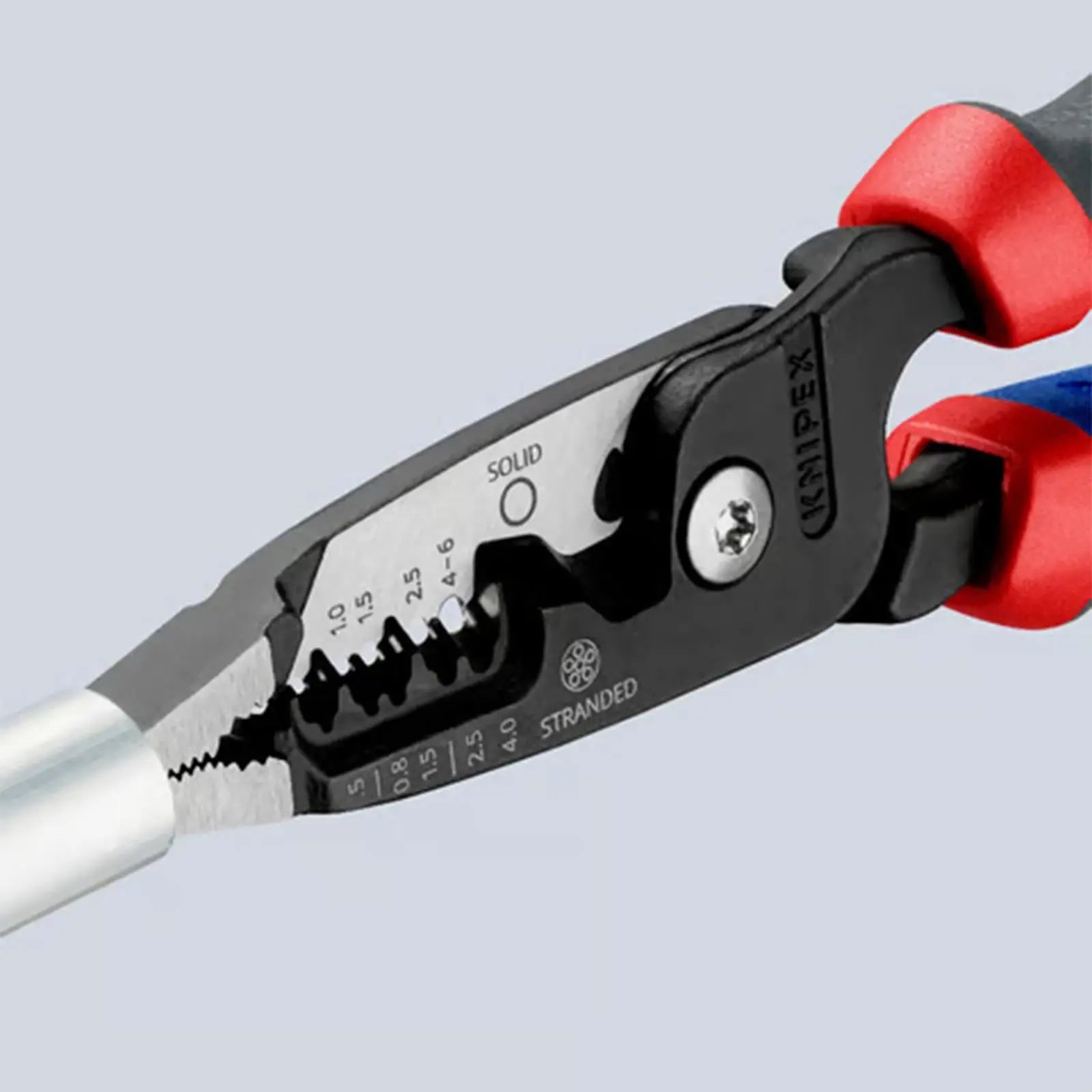 KNIPEX WireStripper Stripping Pliers 200mm Metric Version with Comfort Handles 13 72 200 ME  White Rose Tools