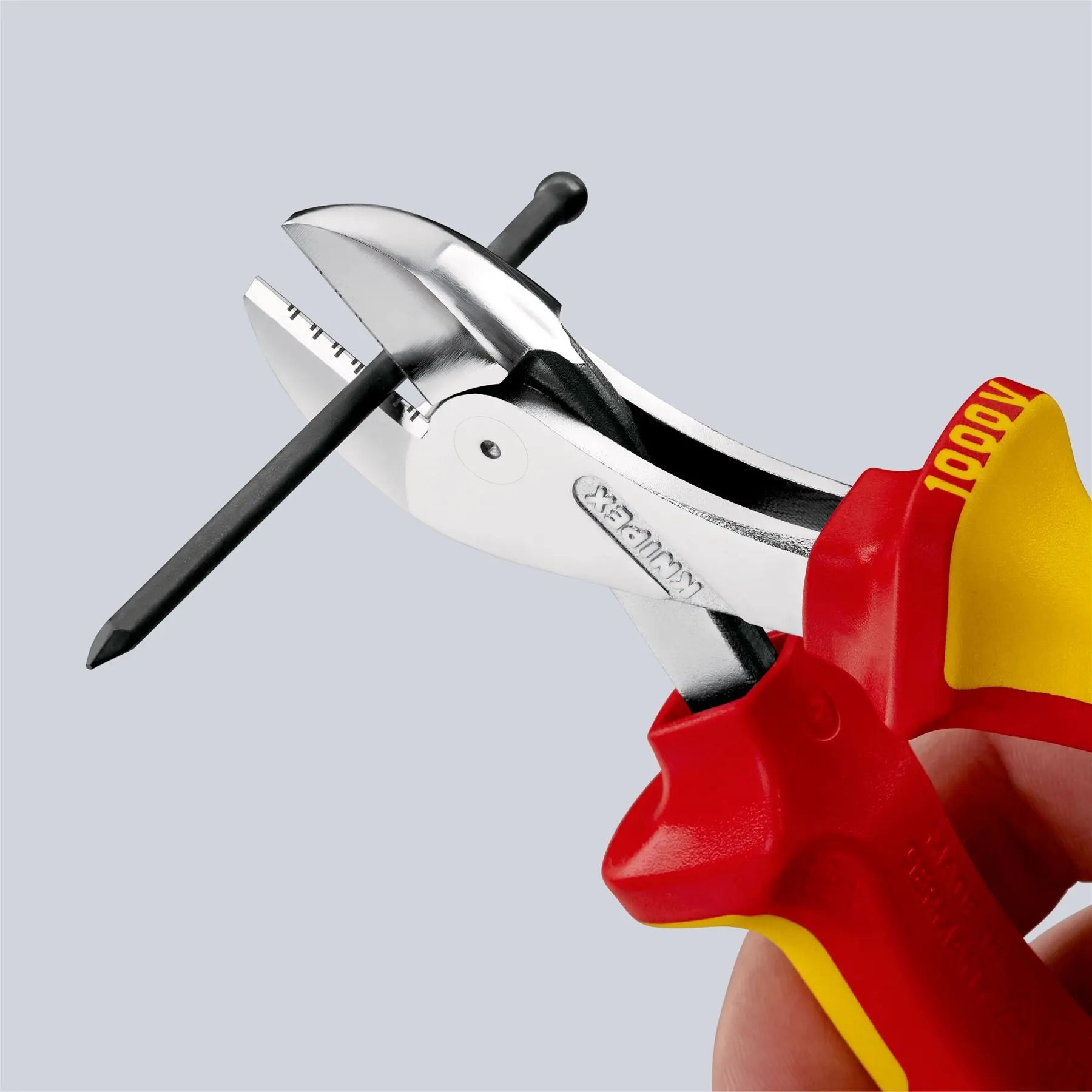 KNIPEX X-Cut Diagonal Cutting Pliers Side Cutters High Leverage 160mm VDE Multi Component Grips 73 06 160 SB  White Rose Tools