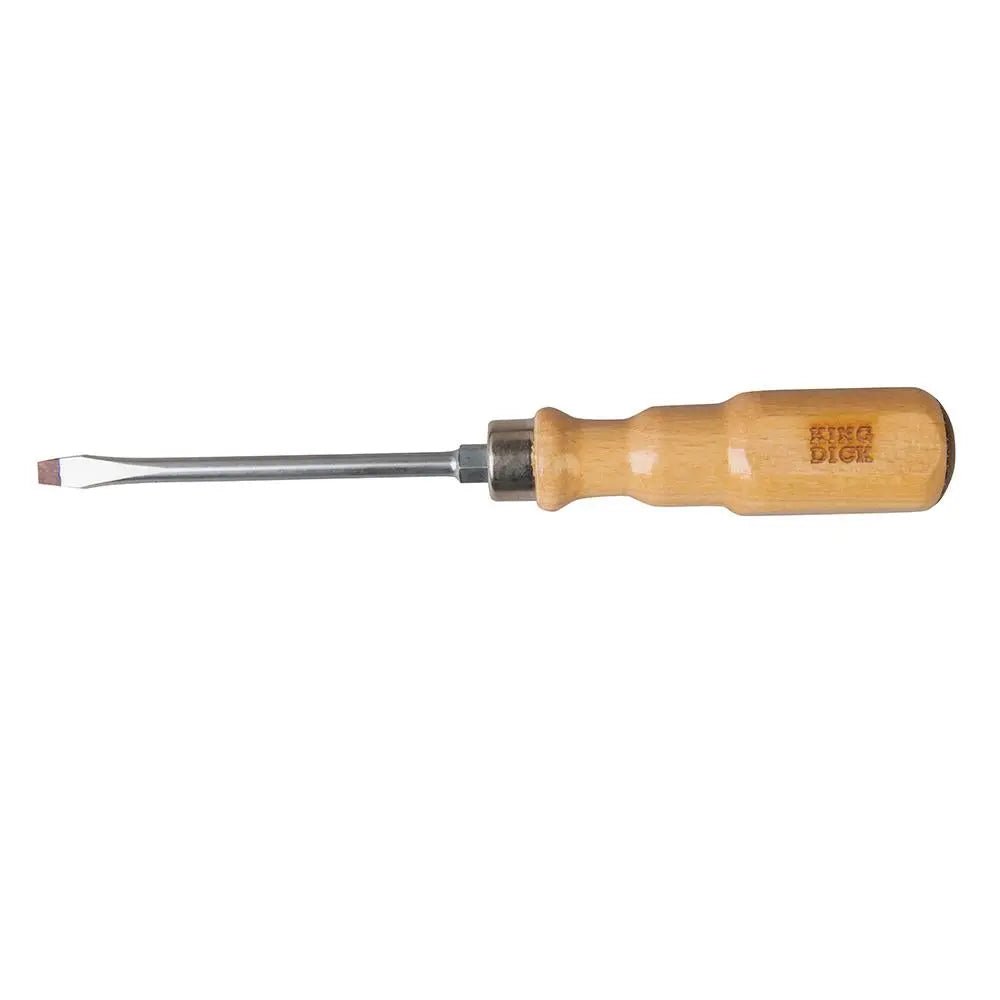 King Dick Heritage Wooden Handled Screwdriver Set 2pce Slotted 7/32" & PH2 HWHS002BF  White Rose Tools