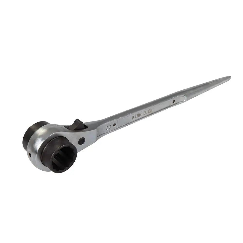 King Dick Ratchet Podger Spanner Metric - Choose Size  White Rose Tools