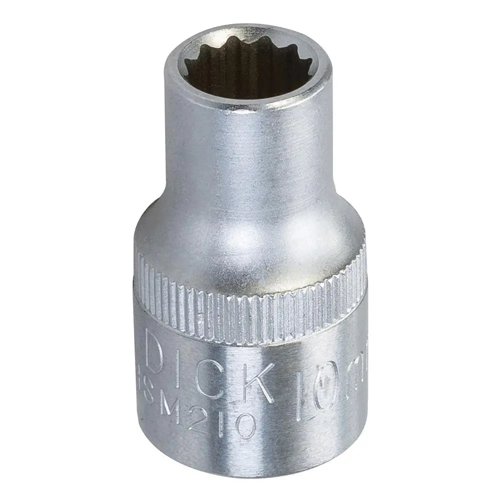 King Dick Socket SD 1/2" Metric 12pt 10mm HSM210  White Rose Tools