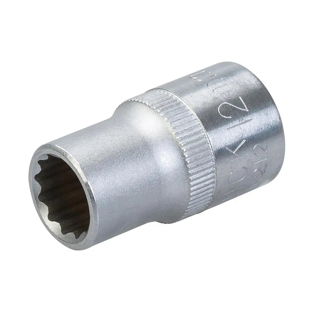 King Dick Socket SD 1/2" Metric 12pt 12mm HSM212  White Rose Tools