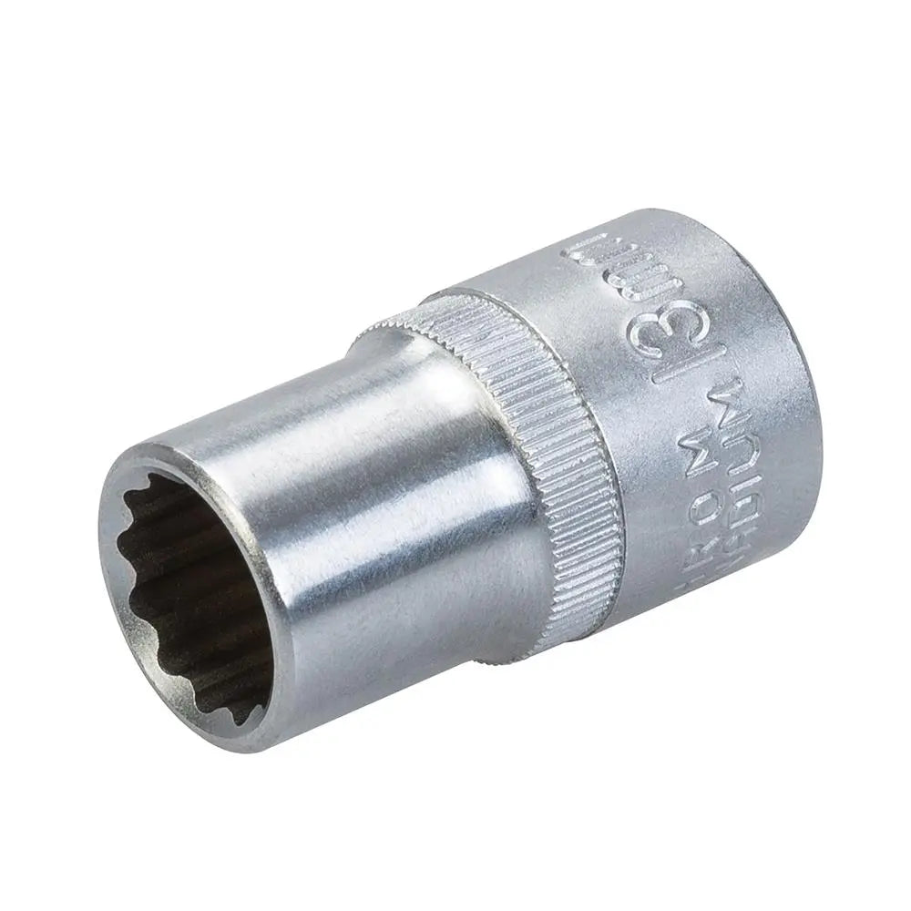 King Dick Socket SD 1/2" Metric 12pt 13mm HSM213  White Rose Tools