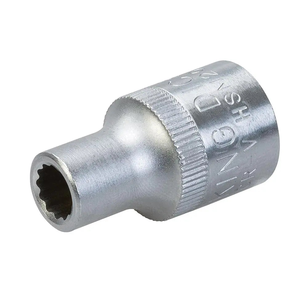 King Dick Socket SD 1/2" Metric 12pt 8mm HSM208  White Rose Tools