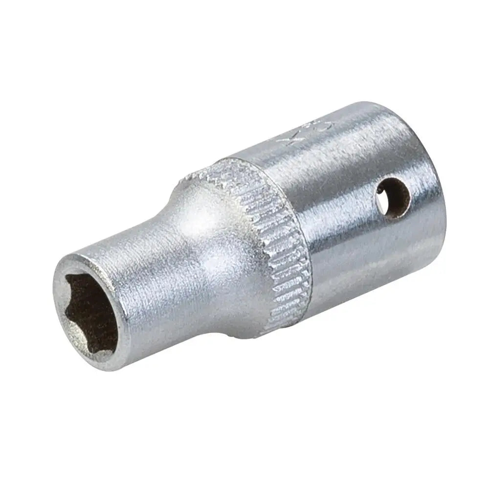 King Dick Socket SD 1/4" Metric 6pt 4.5mm ESM4045  White Rose Tools