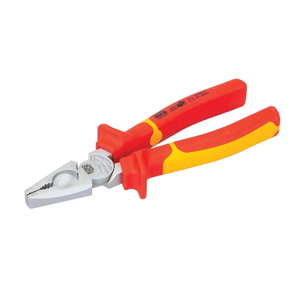 King Dick VDE Combination Pliers 180mm KDP180V  White Rose Tools