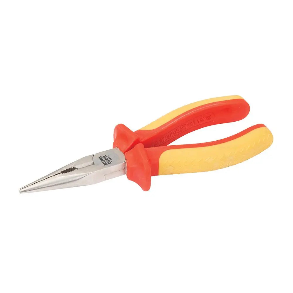 King Dick VDE Long-Nosed Pliers 170mm LNP170V  White Rose Tools