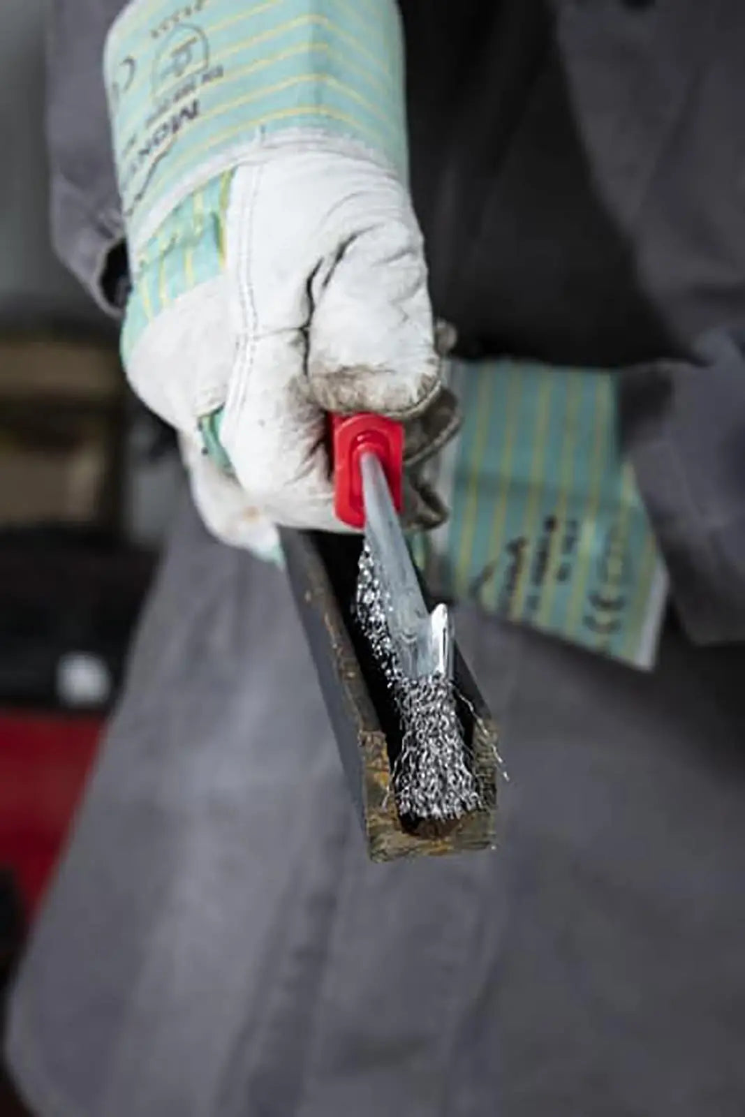 Klingspor Hand Wire Brush Steel Stainless Steel Brass 265mm Plastic Handle BHP600 