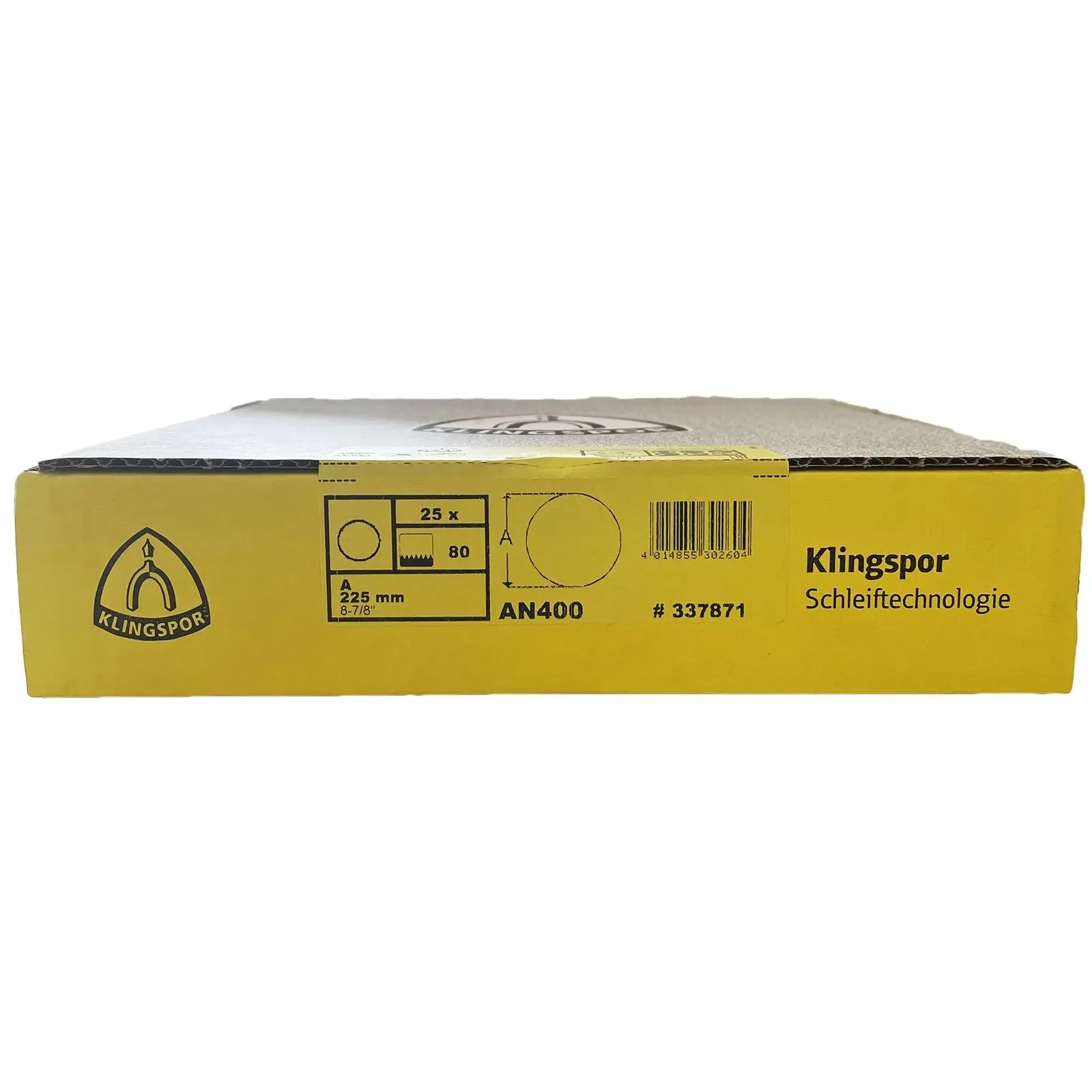 Klingspor Mesh Abrasive Sanding Discs Hook and Loop Aluminium Oxide 225mm AN400 