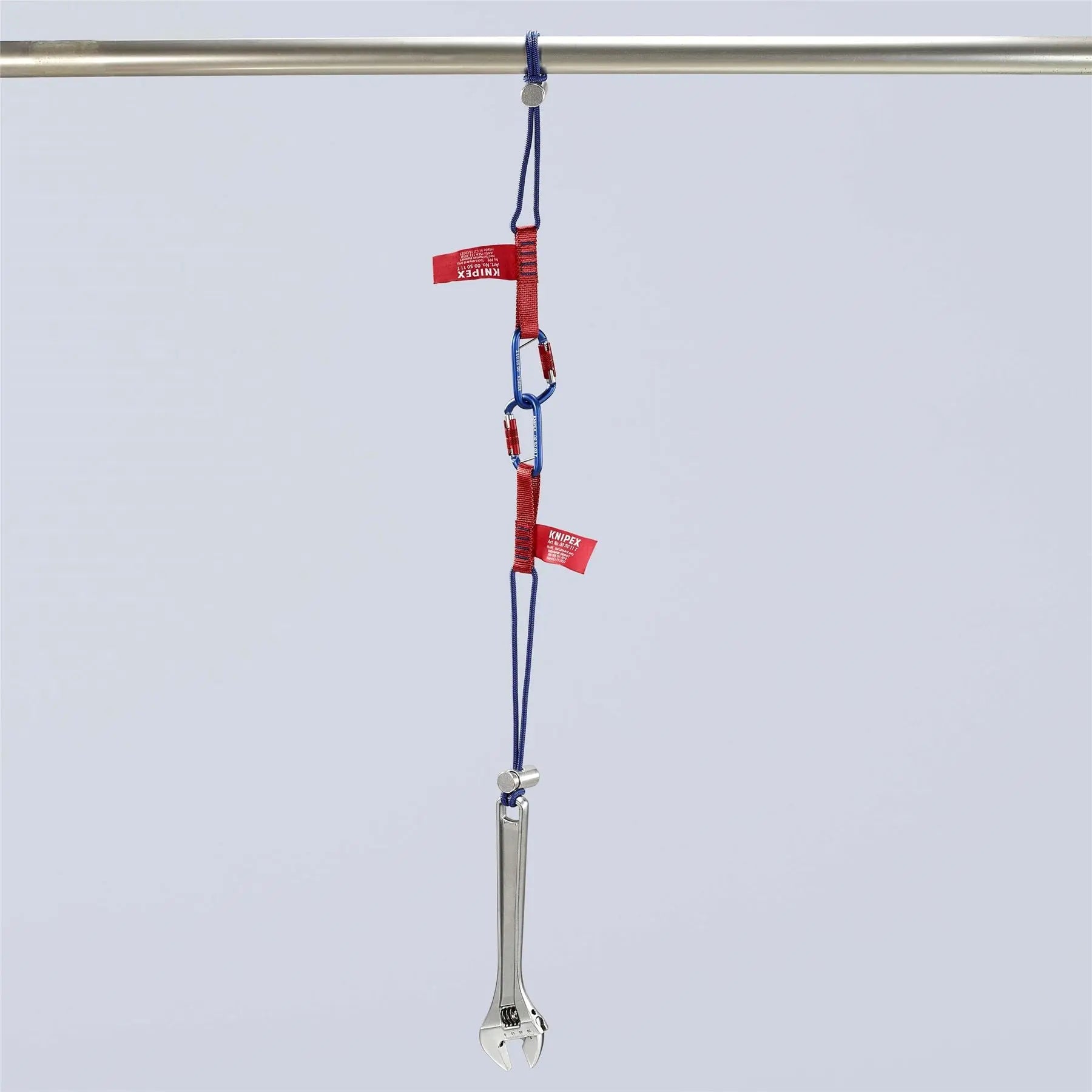 Knipex Adapter Straps with Fixated Carabiner for Tethered Tool Range 00 50 13 T BK  White Rose Tools