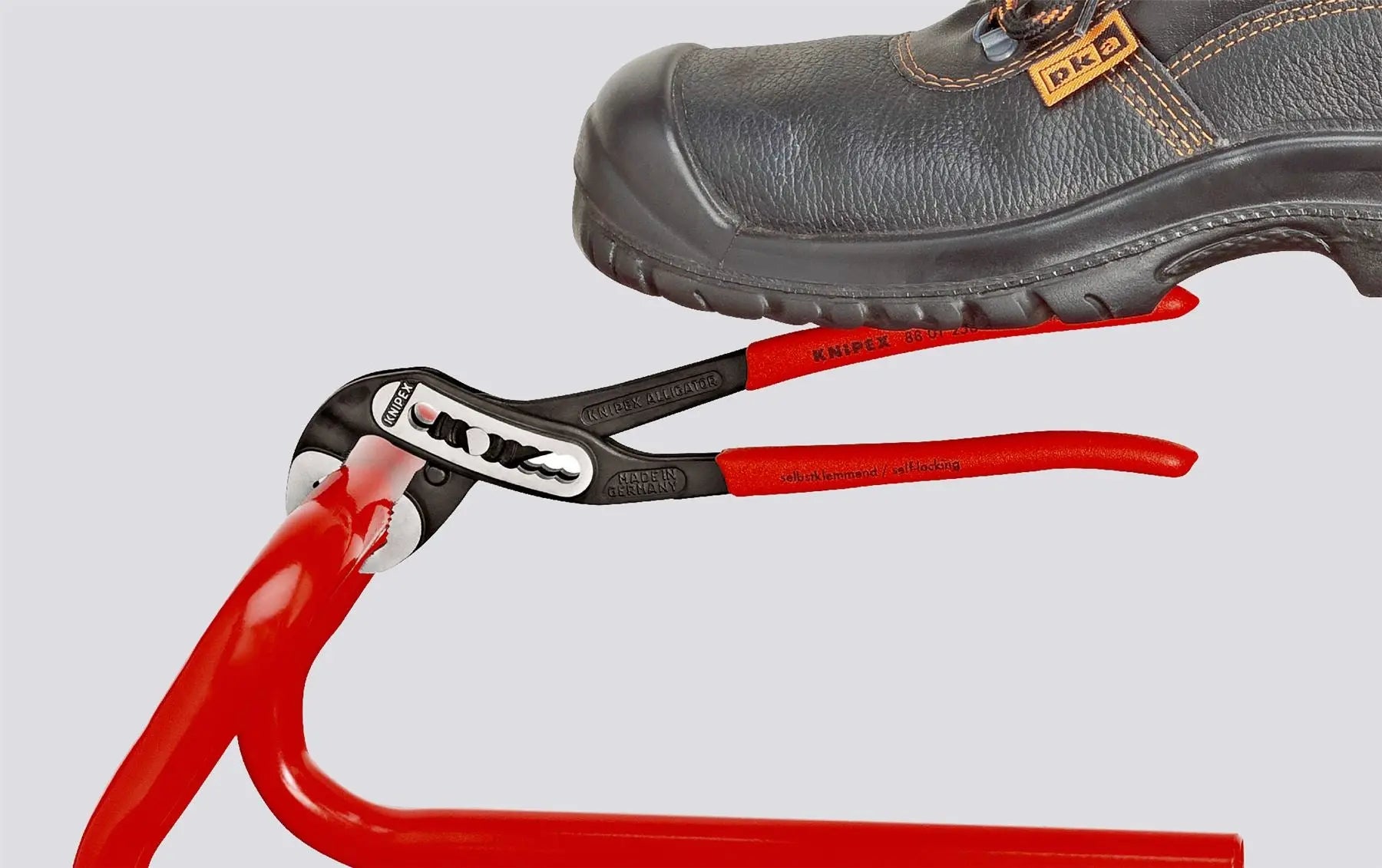 Knipex Alligator® Water Pump Pliers 70mm Capacity 300mm Multi Component Grips Tether Point 88 02 300 T 