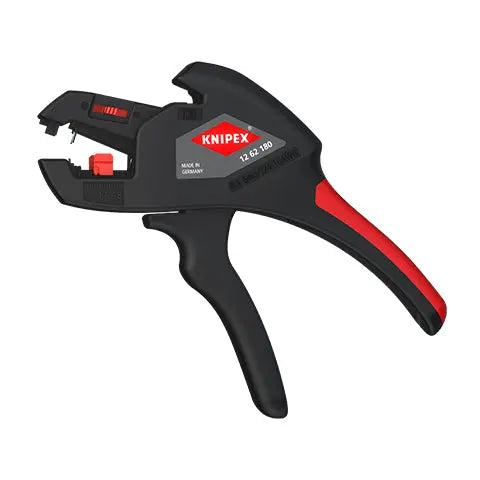 Knipex Automatic Insulation Wire Stripper 180mm Self Adjusting 12 62 180  White Rose Tools