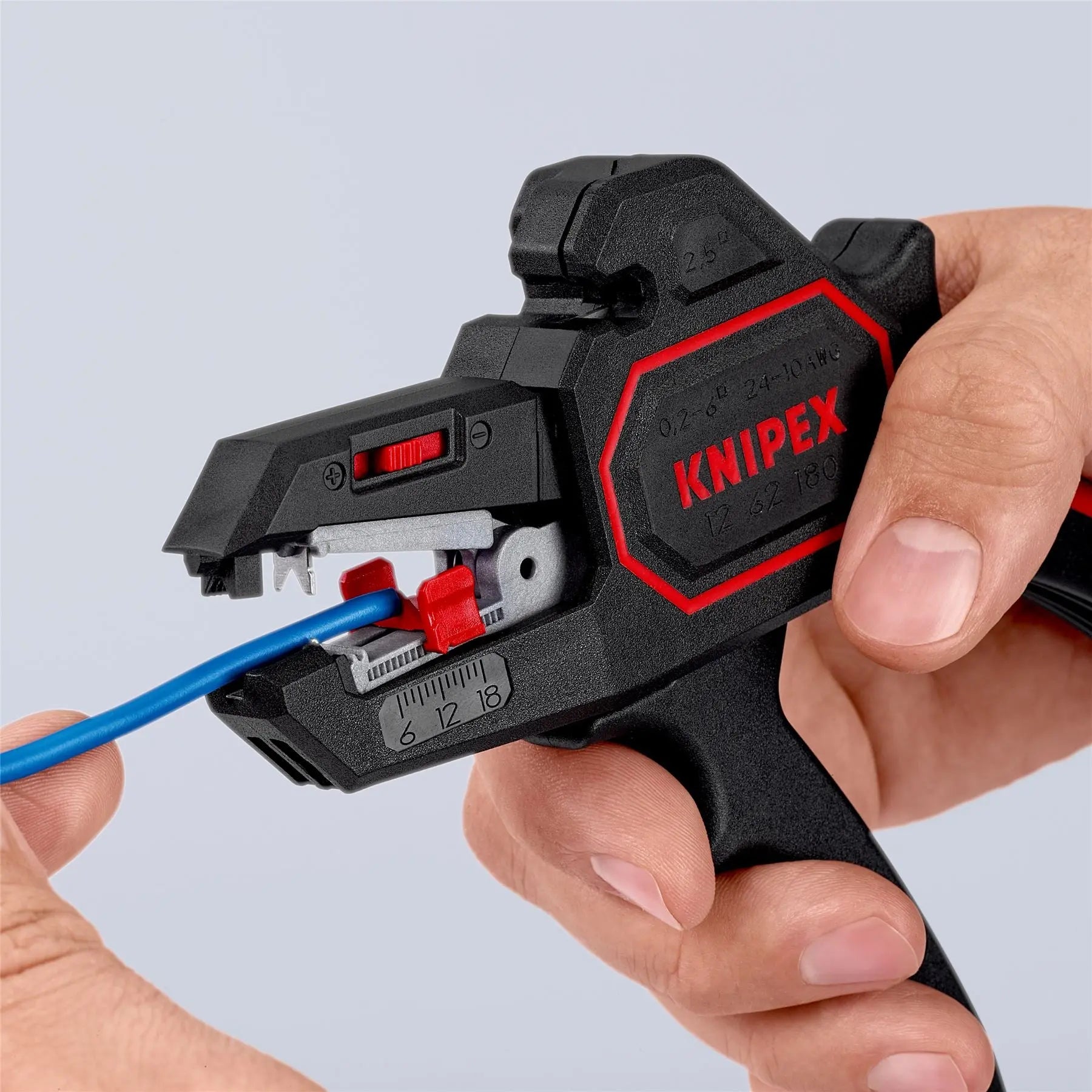 Knipex Automatic Insulation Wire Stripper 180mm Self Adjusting 12 62 180 