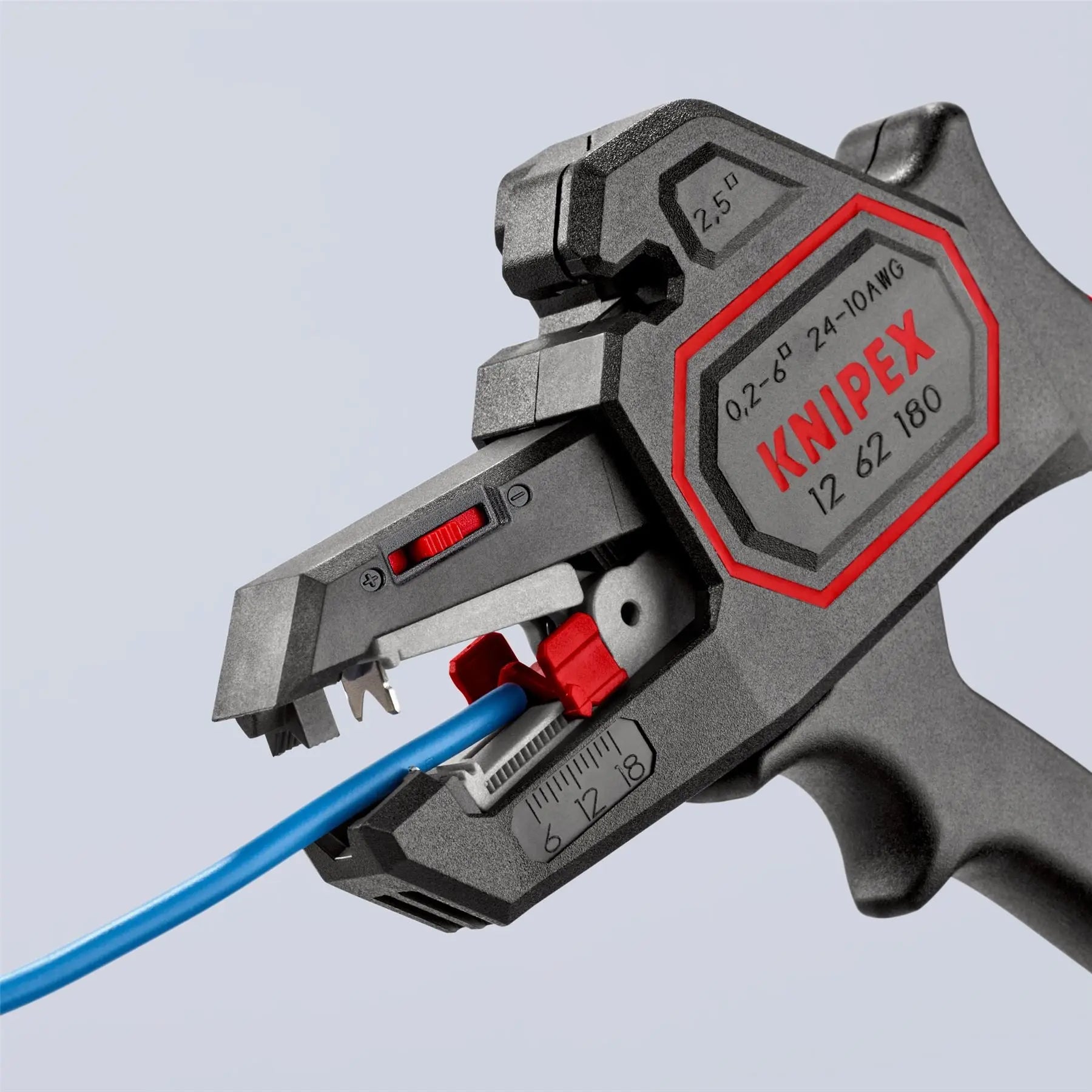 Knipex Automatic Insulation Wire Stripper 180mm Self Adjusting 12 62 180 