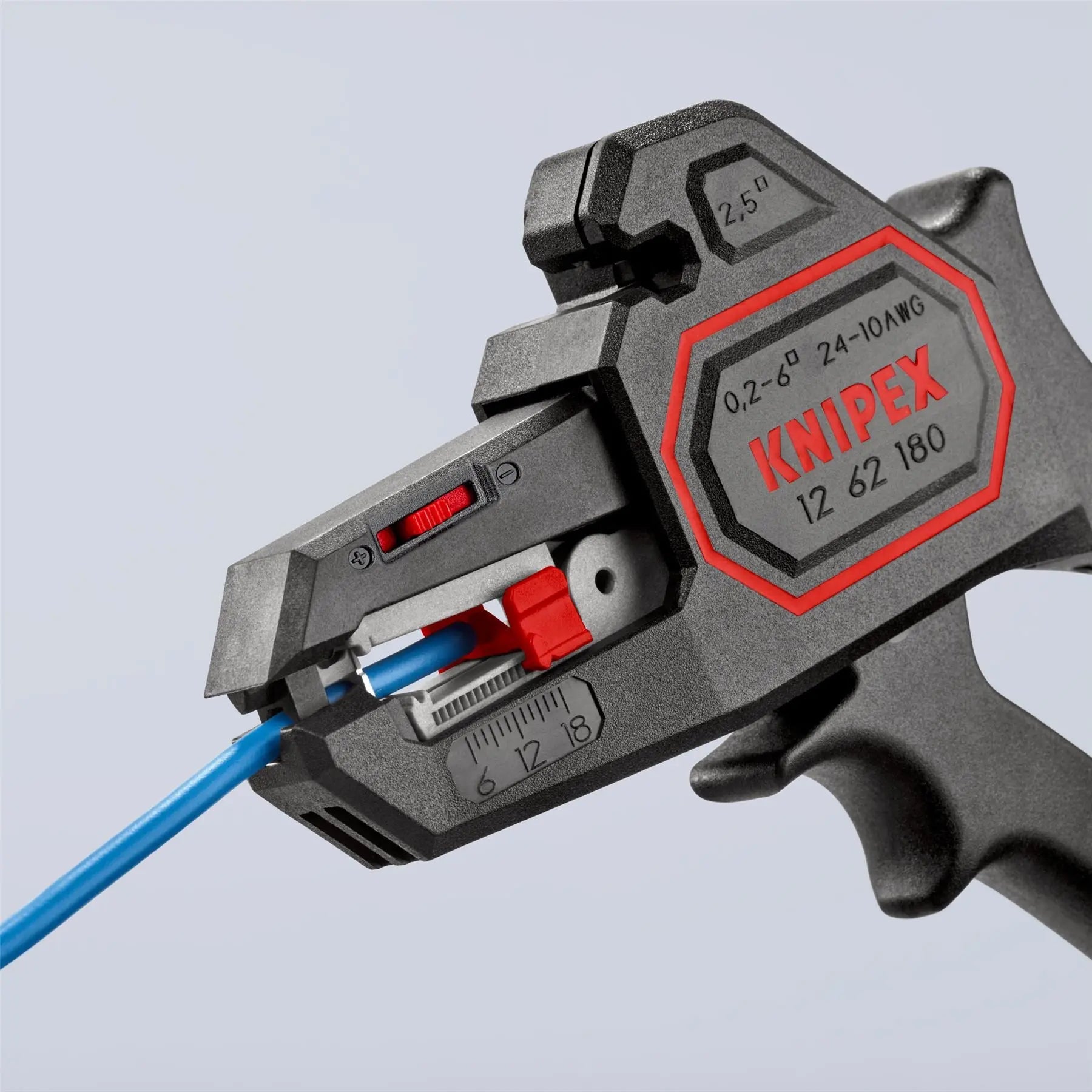 Knipex Automatic Insulation Wire Stripper 180mm Self Adjusting 12 62 180 