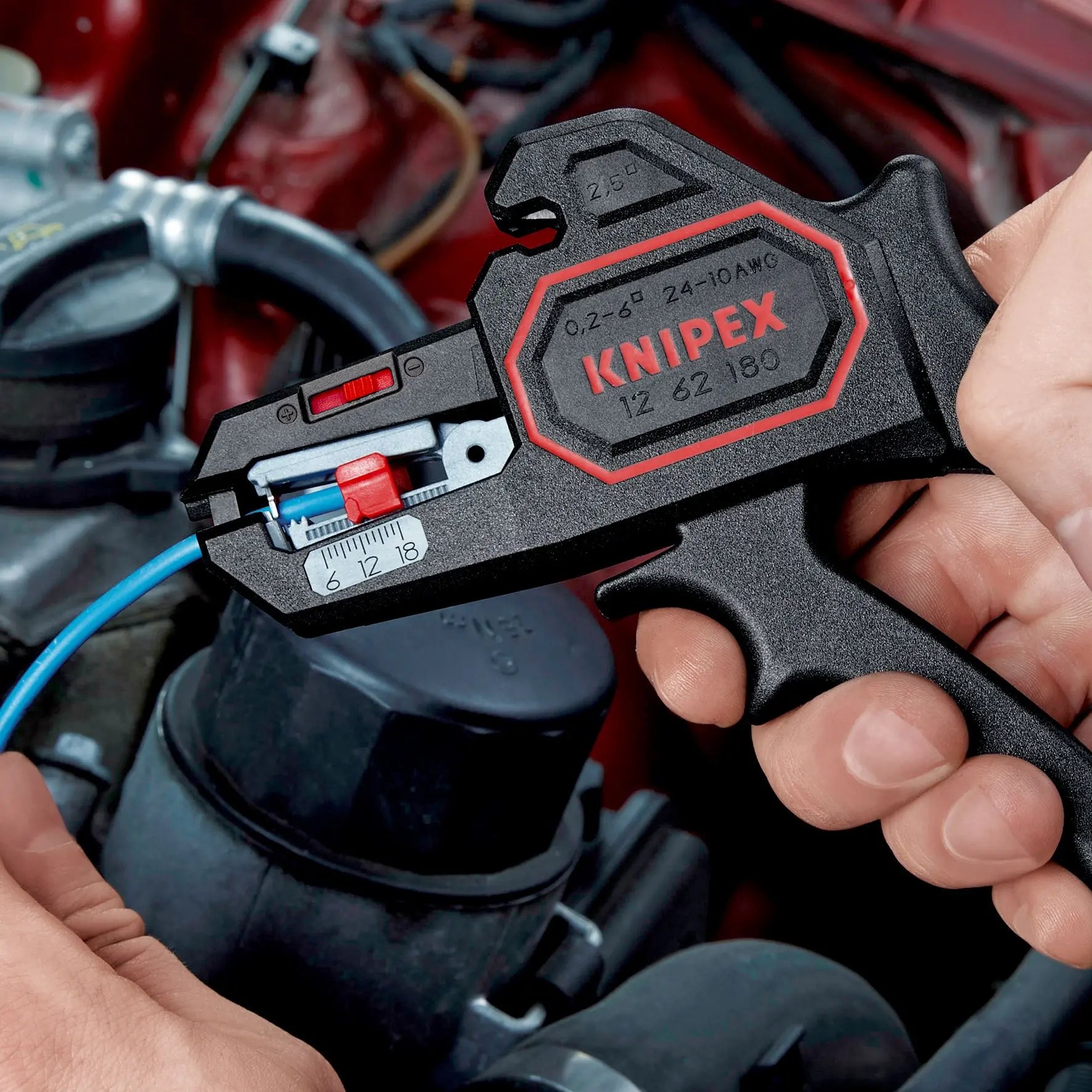 Knipex Automatic Insulation Wire Stripper 180mm Self Adjusting 12 62 180 