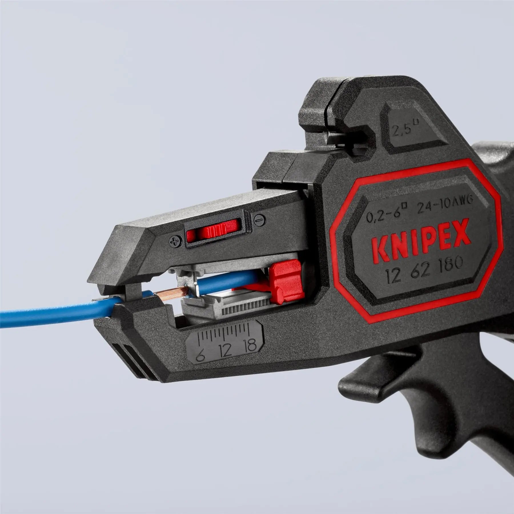 Knipex Automatic Insulation Wire Stripper 180mm Self Adjusting 12 62 180 SB 