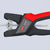 Knipex Automatic Insulation Wire Stripper for Flat Cable 180mm Self Adjusting 12 64 180  White Rose Tools
