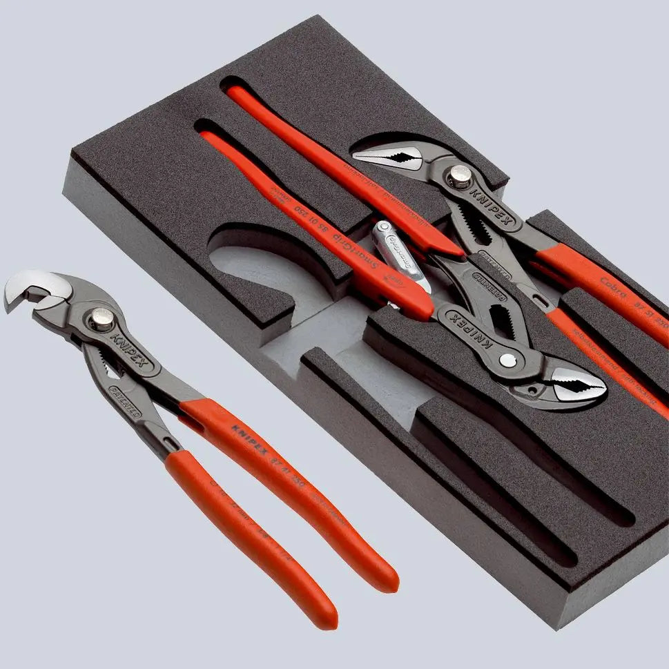 Knipex Circlip Pliers in Foam Tray 4 Piece Set for Internal External Circlips 00 20 01 V09 