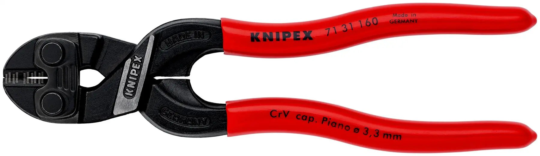 Knipex CoBolt® S Compact Bolt Cutters Cutting Pliers 160mm 71 31 160 