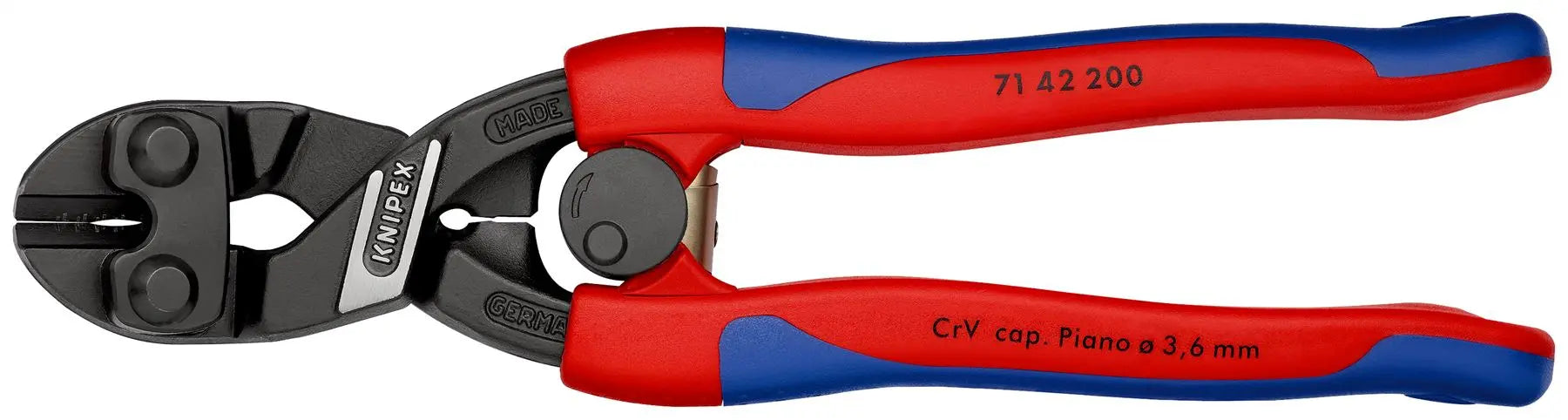 Knipex Cobolt Compact Bolt Cutters Cutting Pliers 200mm Multi Component Grips 71 42 200 