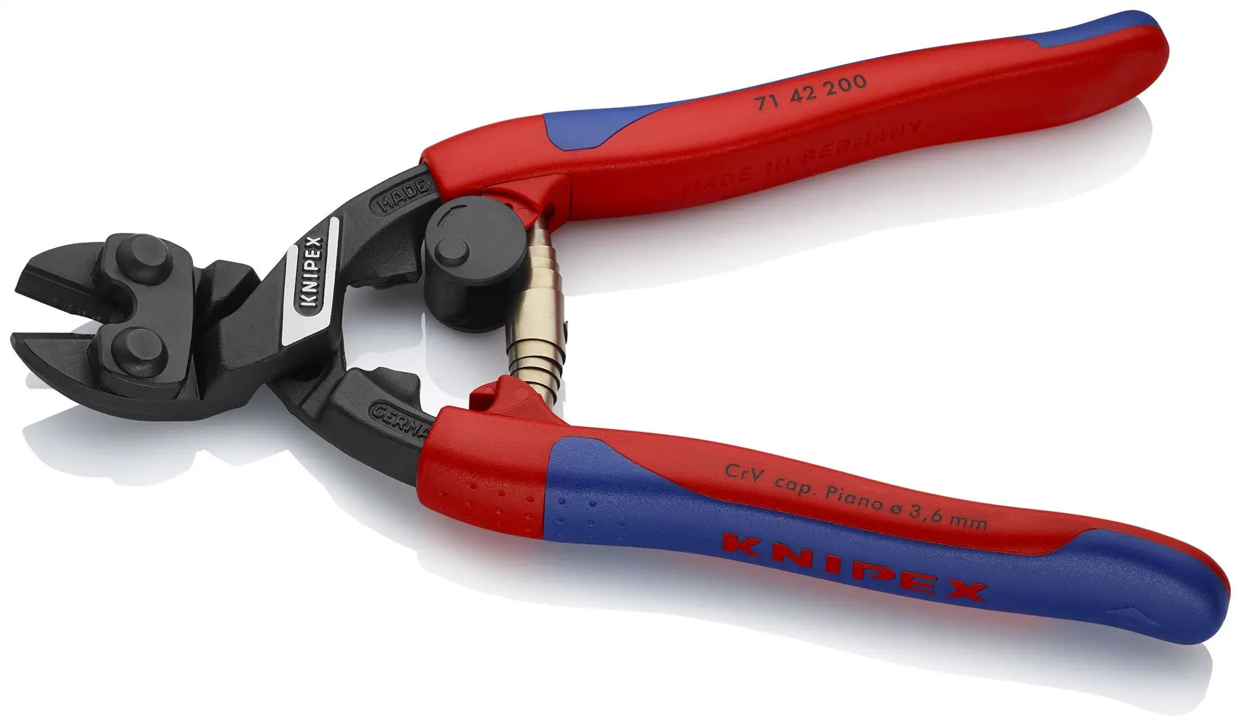 Knipex Cobolt Compact Bolt Cutters Cutting Pliers 200mm Multi Component Grips 71 42 200 