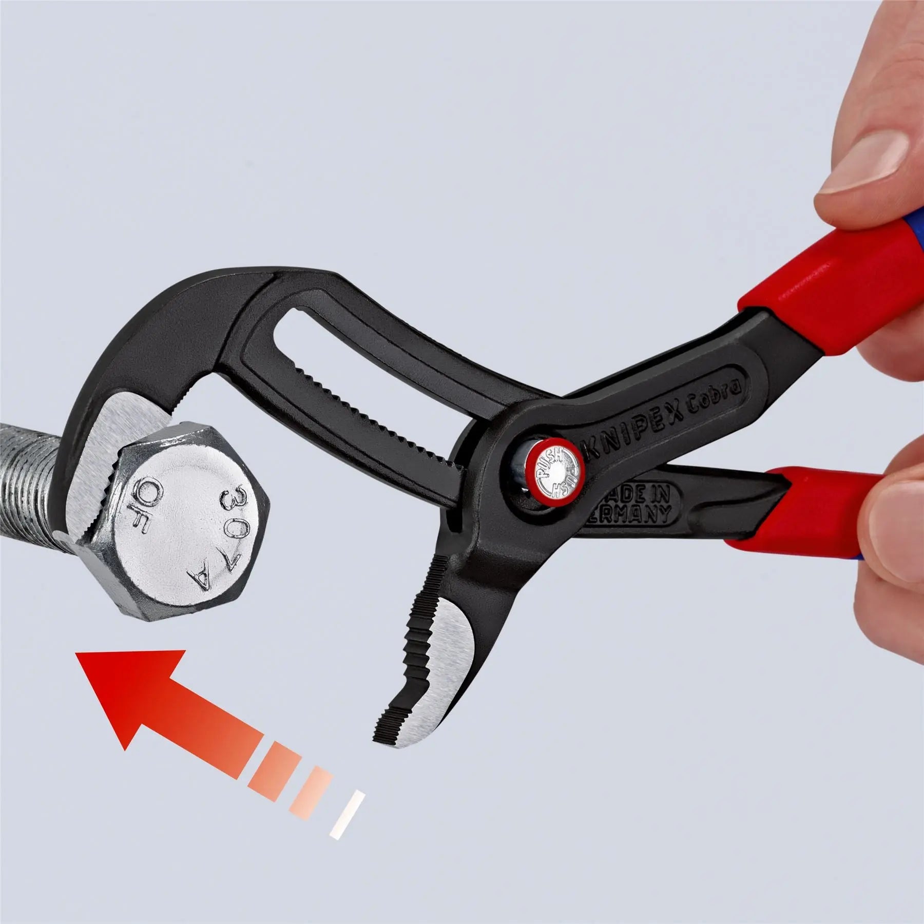 Knipex Cobra Quick Set High Tech Water Pump Pliers Multi Component Grips 87 22 250 