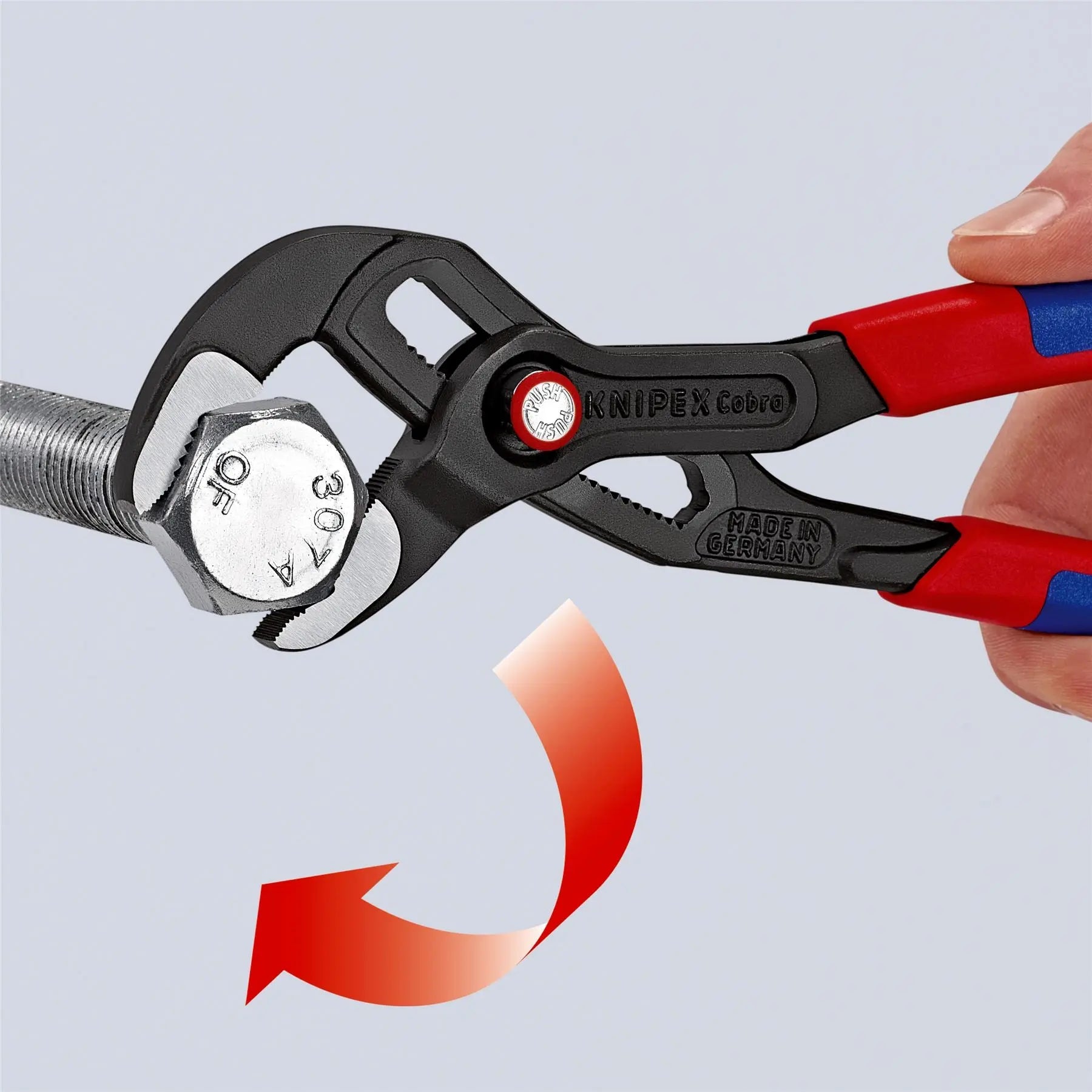 Knipex Cobra Quick Set High Tech Water Pump Pliers Multi Component Grips 87 22 250 