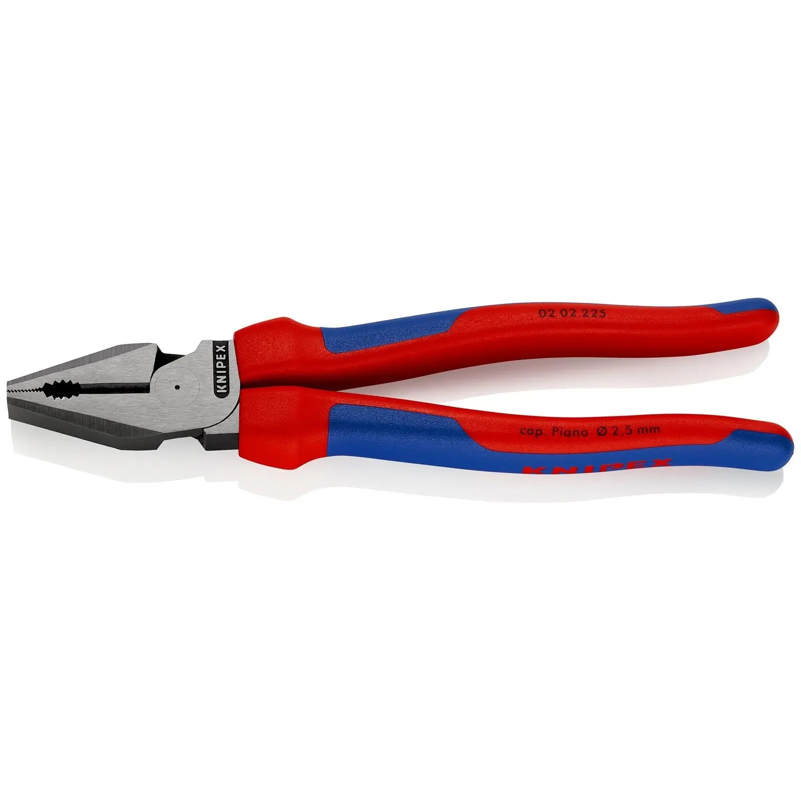 Knipex Combination Pliers High Leverage 225mm Multi Component Grips 02 02 225 