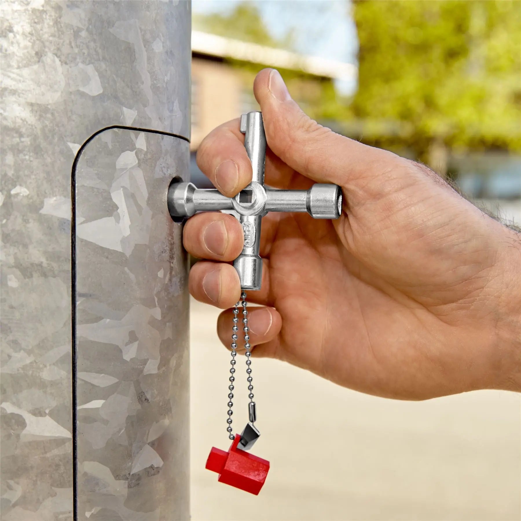 Knipex Control Cabinet Key for Standard Cabinets and Shut-Off Systems 76mm 00 11 03 