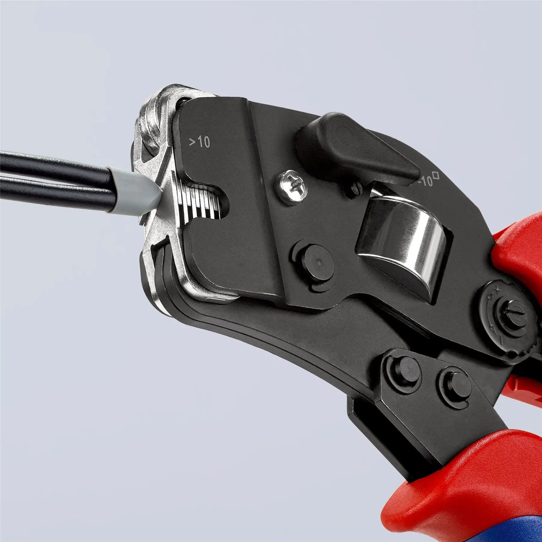Knipex Crimping Pliers Self Adjusting for Wire Ferrules with Front Loading Multi Component Grips 97 53 09 