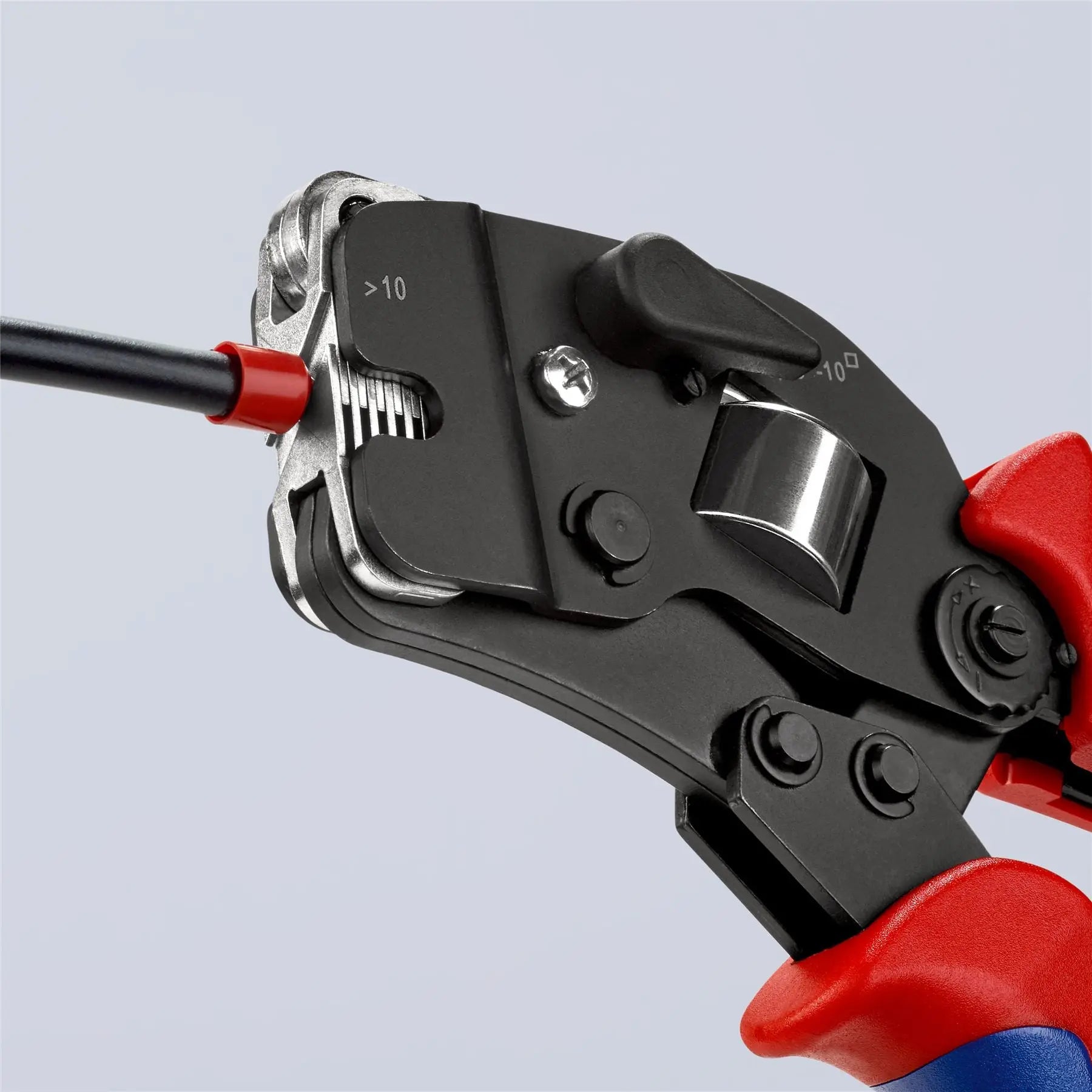 Knipex Crimping Pliers Self Adjusting for Wire Ferrules with Front Loading Multi Component Grips 97 53 09 