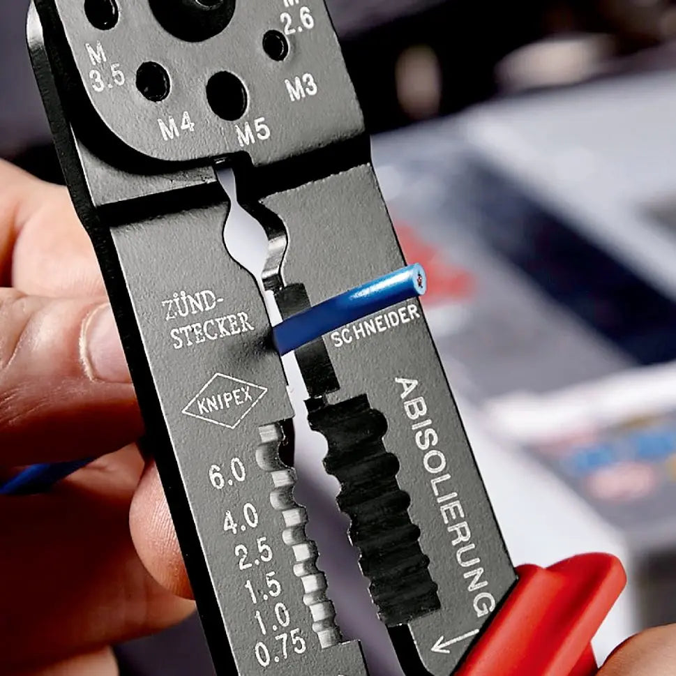 Knipex Crimping Pliers with Multi Component Grips 0.5-6.0mm 97 22 240 