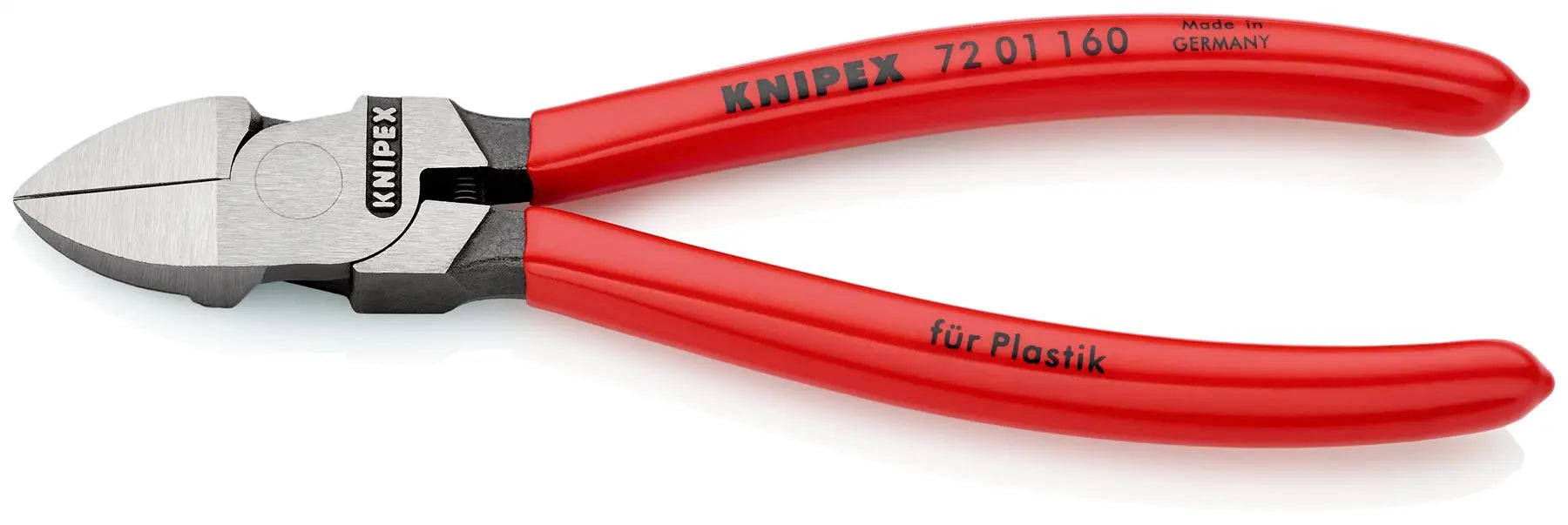 Knipex Cutting Pliers 160mm Diagonal Cutters for Plastics 72 01 160 