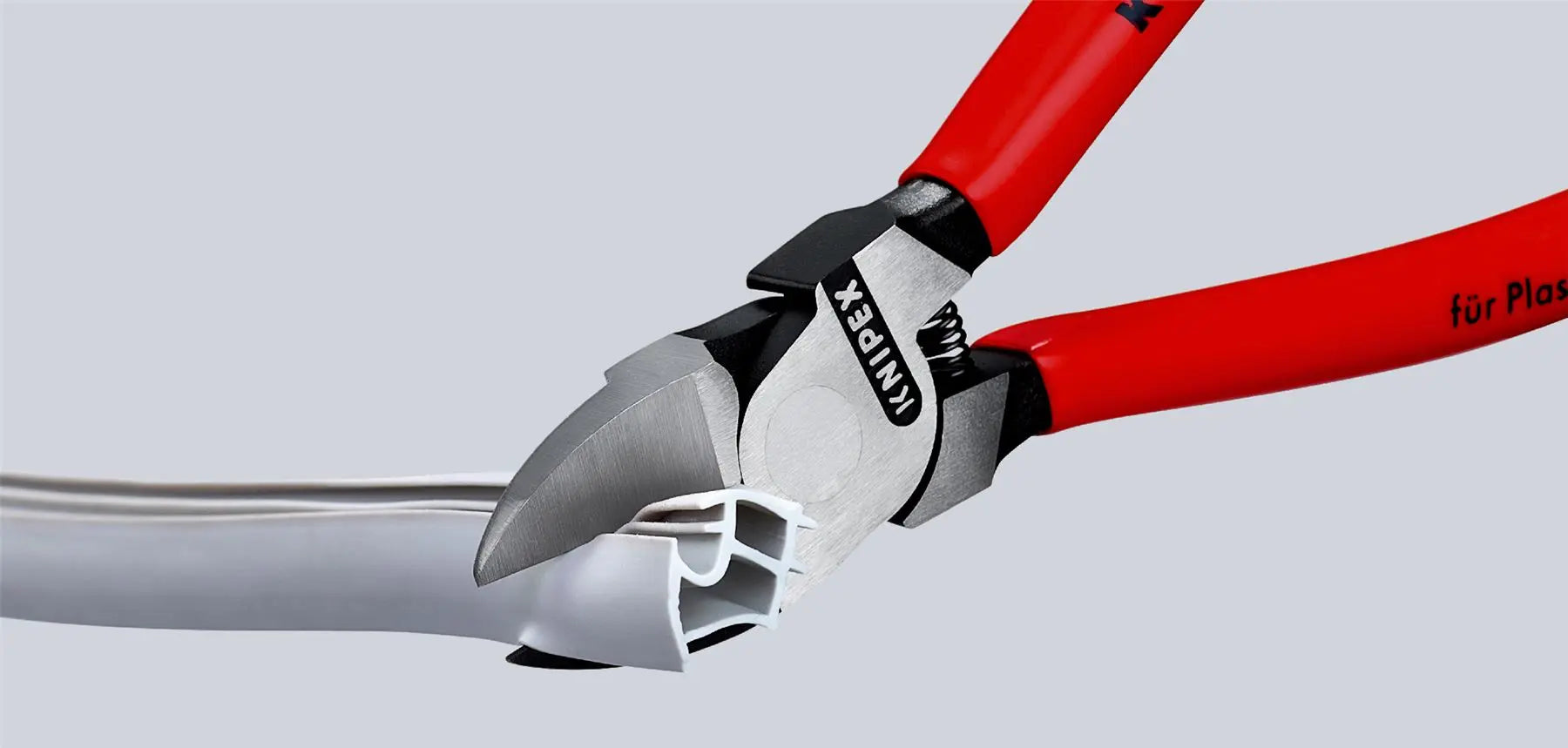 Knipex Diagonal Side Cutters for Plastics 125mm Multi Component Grips 72 02 125 